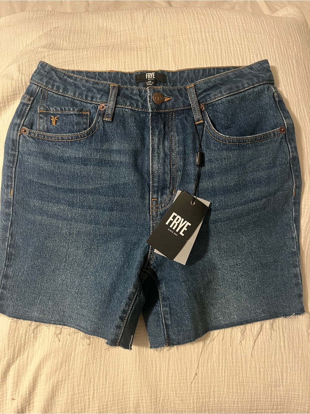 Brand new with tags Frye Women’s high waited denim shorts